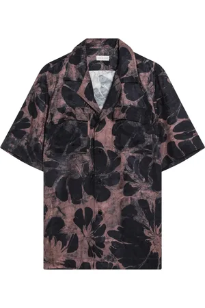 DRIES VAN NOTEN Koszule, Mężczyzna, Wielobarwność, M, Koszula z krótkim rękawem