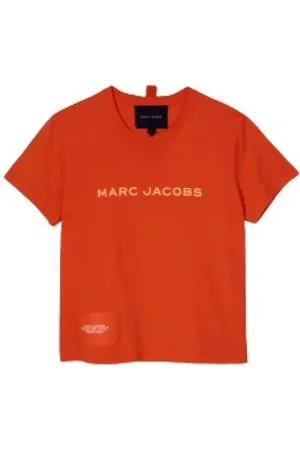 Marc Jacobs Koszulki, Kobieta, Pomarańczowy, S, Bawełna, T-Shirt z Kolekcji Kolorów od THE Color Collection
