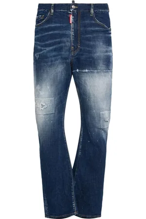 Dsquared2 Jeansy, Mężczyzna, Niebieski, XL, Bawełna, Cool Guy Granatowe Jeansyy