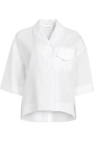 Sportmax Bluzki, Kobieta, Biały, M, Stylowa Koszula