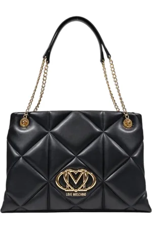 Moschino Torebki, Kobieta, Czarny, ONE SIZE, Czarna Torba na Ramię
