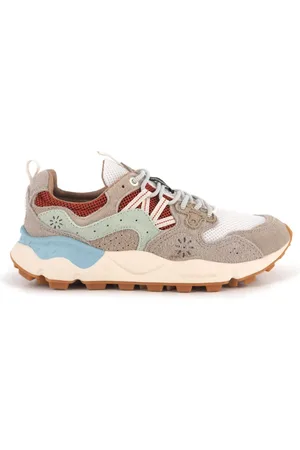 Flower Mountain Buty, Mężczyzna, brązowy, 44 EU, Techniczne Sneakersy z Wielokolorowymi Wstawkami