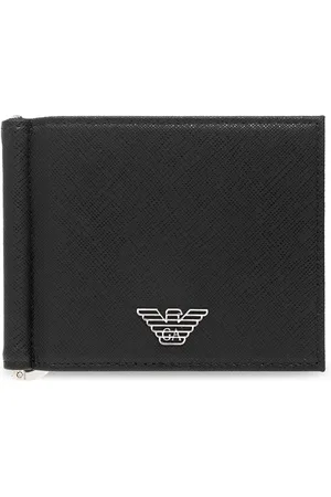 Emporio Armani Akcesoria, Mężczyzna, Czarny, ONE SIZE, Portfel Składany