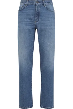 Ermenegildo Zegna Jeansy, Mężczyzna, Niebieski, W32, Bawełna, City Jeansy