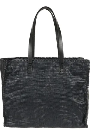 Dragon Diffusion Torebki, Kobieta, Niebieski, ONE SIZE, Skóra, Skórzana torba shopper