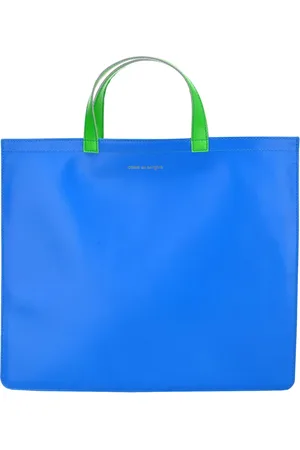 Comme des Garçons Torebki, Mężczyzna, Niebieski, ONE SIZE, Skóra, Super Fluo Tote Bag