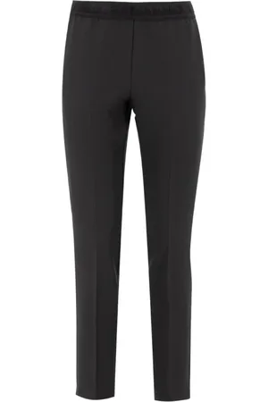 ERMANNO SCERVINO Spodnie, Kobieta, Czarny, XS, Poliester, Spodnie Slim-fit