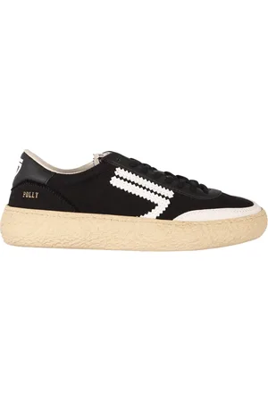 Puraai Buty, Kobieta, Czarny, 37 EU, Czarne i Białe Sneakersy Damskie