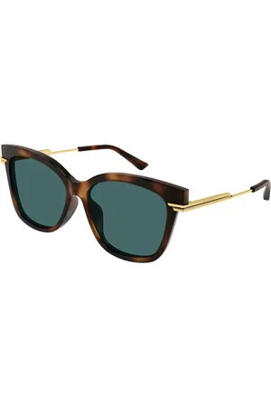 Bottega Veneta Akcesoria, Kobieta, brązowy, 57 MM, Stylowe okulary przeciwsłoneczne