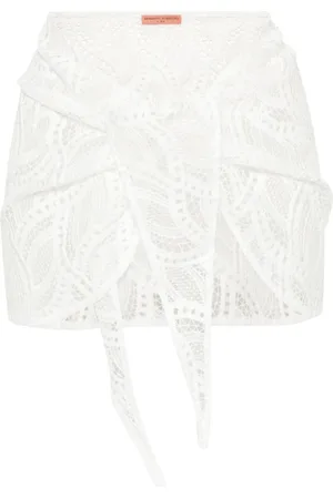 ERMANNO SCERVINO Spódnice, Kobieta, Biały, S, Krótka spódnica