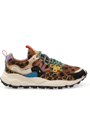 Flower Mountain Buty, Kobieta, Wielobarwność, 37 EU, Zamsz, Sneakersy z zamszu