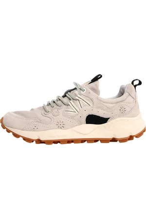 Flower Mountain Buty, Mężczyzna, Beżowy, 41 EU, Bawełna, Yamano 3 Uni Suede/Cotton Sneakers