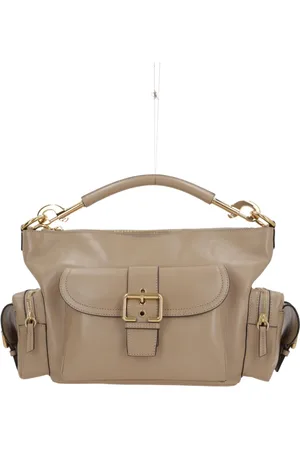 Chloé Torebki, Kobieta, brązowy, ONE SIZE, Skóra, Ciemnobeżowa torba na ramię