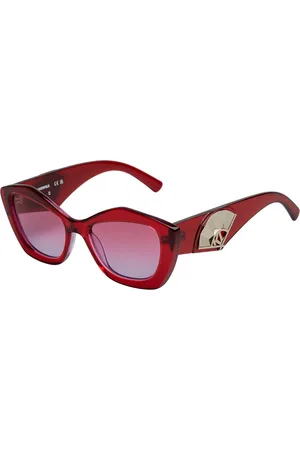 Karl Lagerfeld Akcesoria, Kobieta, Czerwony, ONE SIZE, Len, Acetat