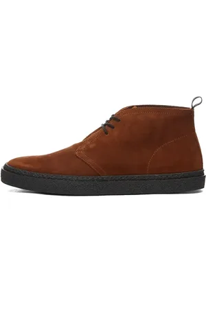 Fred Perry Buty, Mężczyzna, brązowy, 40 EU, Zamsz, Zamszowe botki Desert