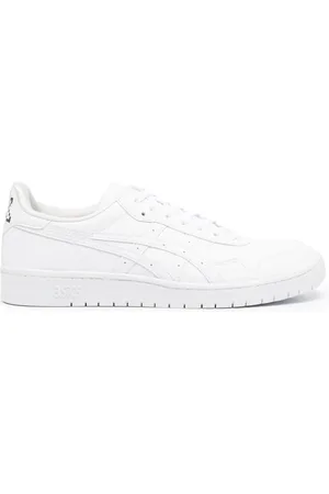 Comme des Garçons Buty, Mężczyzna, Biały, 45 EU, Skóra, Białe skórzane sneakersy low-top