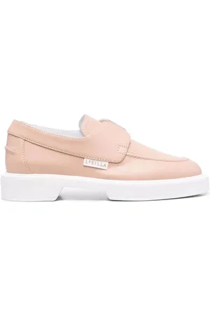 LE SILLA Buty, Kobieta, Różowy, 39 1/2 EU, Różowe Skórzane Mokasynyy