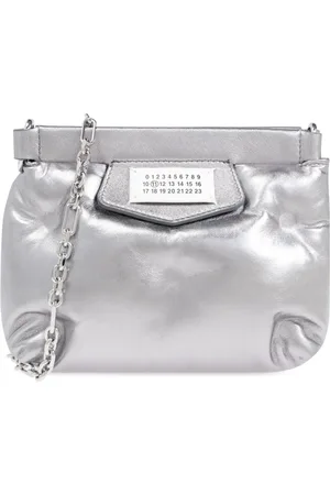 Maison Margiela Torebki, unisex, Szary, ONE SIZE, Skóra, Glam Slam Mini Shoulder Bag