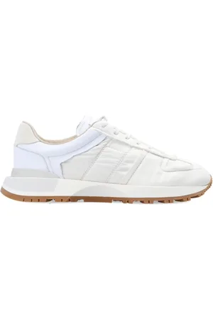 Maison Margiela Buty, Mężczyzna, Biały, 43 EU, Skóra, Sneakersy 50-50