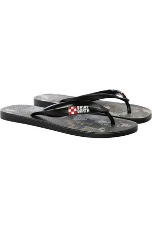 MC2 SAINT BARTH Buty, Mężczyzna, Czarny, 40 EU, Klapki z kamuflażem