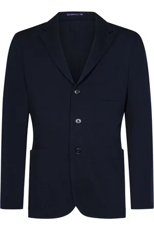 Ralph Lauren Kurtki, Mężczyzna, Niebieski, 4XS, Wełna, Niebieskie Kurtki