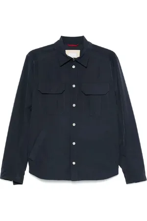 Brunello Cucinelli Kurtki, Mężczyzna, Niebieski, L, Poliester, Termonastrati Jacket