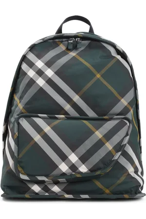 Burberry Torebki, Mężczyzna, Zielony, ONE SIZE, Zielony plecak typu worek