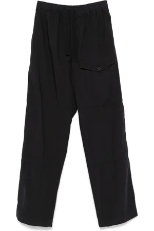DRIES VAN NOTEN Spodnie, Mężczyzna, Niebieski, L, Proste spodnie