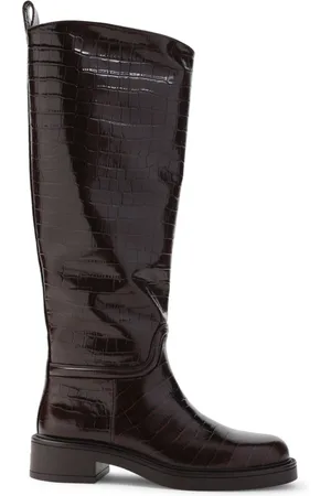 Stuart Weitzman Buty, Kobieta, brązowy, 40 EU, Skóra, Walnut Tonal Riding Boot