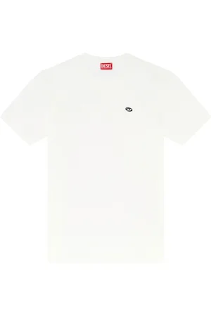 Diesel Koszulki, Mężczyzna, Beżowy, L, Bawełna, T-shirt T-adjust-doval-pj