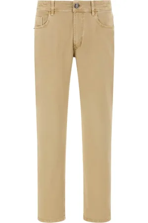 Boggi Milano Jeansy, Mężczyzna, Beżowy, W38, Bawełna, Jeansyy ze Streczowej Bawełny
