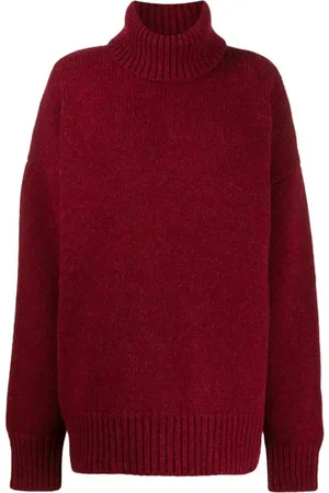 Dsquared2 Swetry, Kobieta, Czerwony, S, Golf z długim rękawem