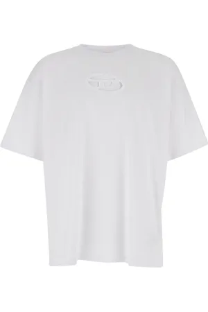 Diesel Koszulki, Mężczyzna, Biały, L, Bawełna, T-Boxt-Od T-shirt