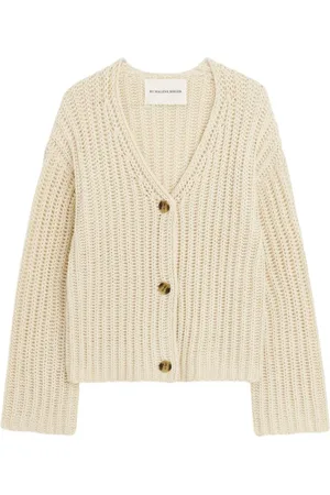 By Malene Birger Swetry, Kobieta, Beżowy, M, Len, Cardigan