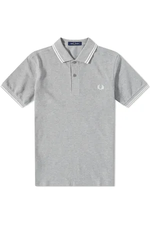 Fred Perry Koszulki, Mężczyzna, Szary, 2XL, Bawełna, Modern Twin Tipped Polo