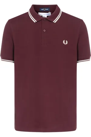 Comme des Garçons Koszulki, Mężczyzna, Czerwony, M, Burgundowa dzianinowa koszulka T-shirt