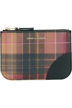 Comme des Garçons Torebki, Kobieta, Wielobarwność, ONE SIZE, Len, Lenticular Tartan Pouch