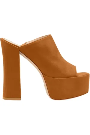 Stuart Weitzman Buty, Kobieta, brązowy, 38 1/2 EU, Zamsz, Skyhigh 145 Platform Slide