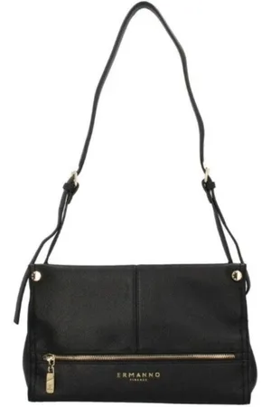 ERMANNO SCERVINO Torebki, Kobieta, Czarny, ONE SIZE, Skóra, Torebka Crossbody Posey