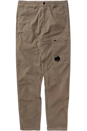 C.P. Company Spodnie, Mężczyzna, Szary, M, Bawełna, Spodnie Slim-fit