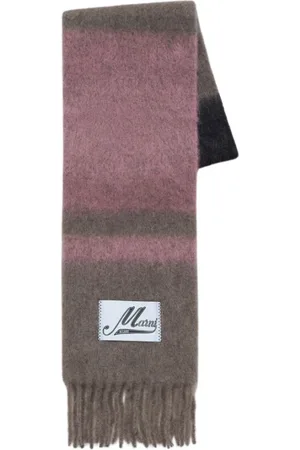 Marni Akcesoria, Kobieta, Wielobarwność, ONE SIZE, Skóra, Stylowy Szal