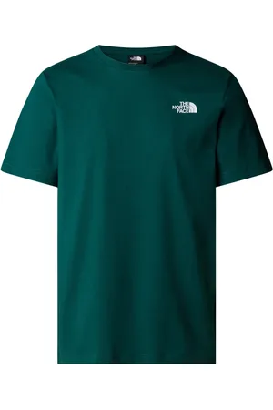 The North Face Koszulki, Mężczyzna, Zielony, XS, Koszulka z Logo z Bawełny