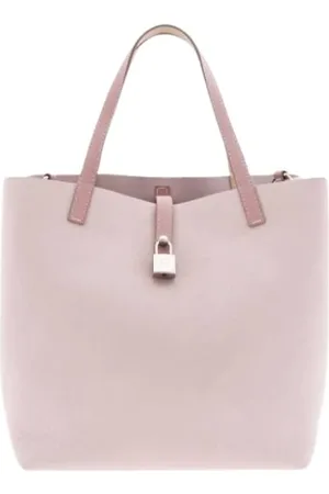 Carolina Herrera Torebki, Kobieta, Różowy, ONE SIZE, Skóra, Torebka Skórzana Locked M Matryoshka