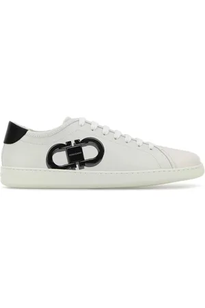 Salvatore Ferragamo Buty, Mężczyzna, Biały, 40 EU, Białe Skórzane Buty Brandy 1