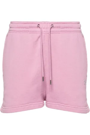 Maison Kitsuné Szorty, Kobieta, Różowy, S, Bawełna, Szorty Blossom Baby Fox
