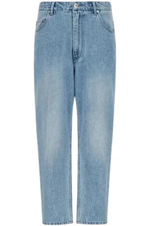 Emporio Armani Jeansy, Mężczyzna, Niebieski, W32, Bawełna, Jeansyy Straight