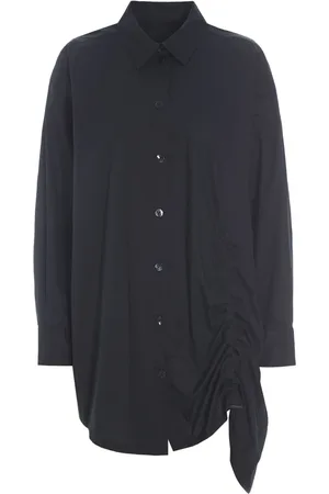Bitte Kai Rand Bluzki, Kobieta, Czarny, 2XL, Bawełna, Podstawowa bawełniana koszula