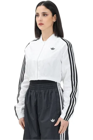 adidas Kurtki, Kobieta, Biały, M, Biała Kurtka Bomber Teamgeist