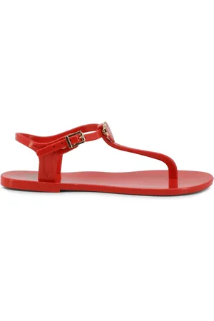Moschino Buty, Kobieta, Czerwony, 37 EU, Gumowe Japonki