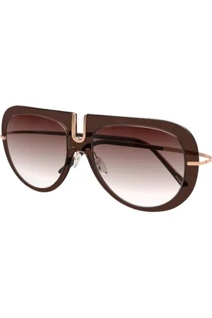 Silhouette Akcesoria, unisex, brązowy, ONE SIZE, Brązowe Okulary TMA - Futura